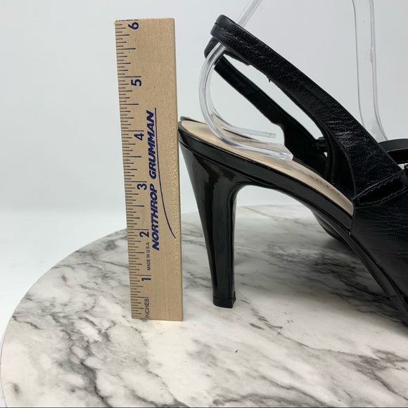 Franco Sarto Dazzle Mary Jane Slingback Cap Toe Pumps 9 Retro Pinup Academia - Picture 13 of 13